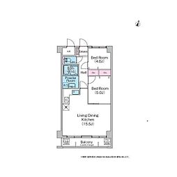 COMFORIAたまプラーザ 2LDKの間取図画像