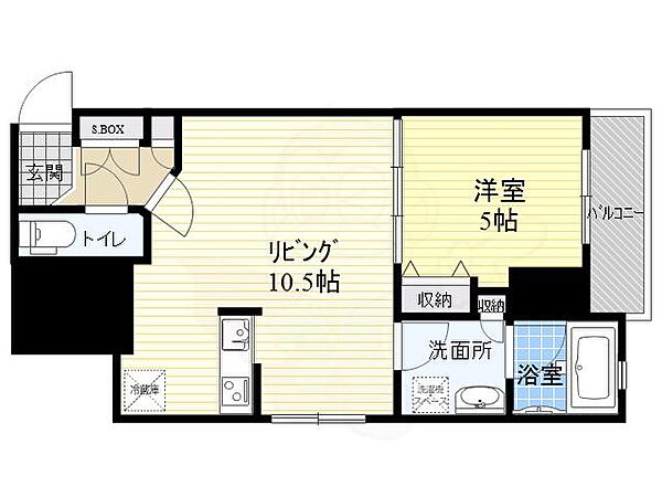 レジディア荻窪3 ｜東京都杉並区上荻１丁目(賃貸マンション1LDK・5階・38.45㎡)の写真 その2