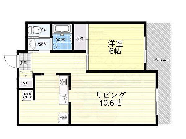 パークヒルズ・K 301｜東京都練馬区上石神井３丁目(賃貸マンション1LDK・3階・40.56㎡)の写真 その2