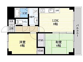 エクリーンミタカ1 302 ｜ 東京都三鷹市野崎１丁目（賃貸マンション2LDK・3階・47.55㎡） その2