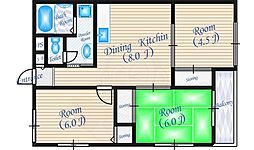 🉐敷金礼金0円！🉐クローバーハイツ