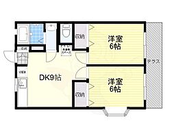 パレスのばら 2階