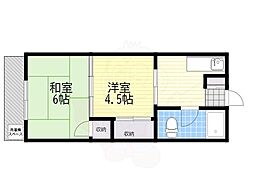 岡本ハイツ 2階/202