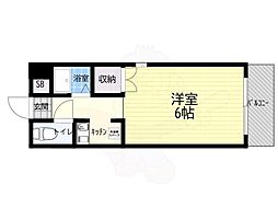 ハイツけやき五番館 ワンルームの間取図画像