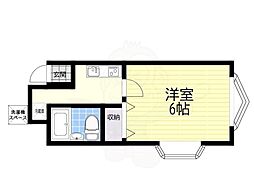 アーバンハイツ関町 1Kの間取図画像