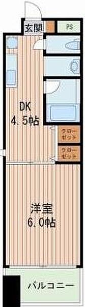 大阪府大阪市西淀川区御幣島2丁目(賃貸マンション1DK・4階・30.00㎡)の写真 その3