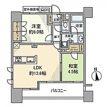 ライオンズ川越新富町 1103 ｜ 埼玉県川越市新富町１丁目4-2（賃貸マンション2LDK・11階・55.57㎡） その2