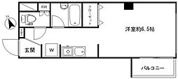 ラ.エド.雷門 ワンルームの間取図画像