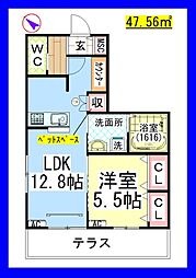 ＡＦ　ペット共生・ＭＫレジデンス５[新築ヘーベルメゾン] 1階