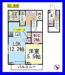 物件の間取り