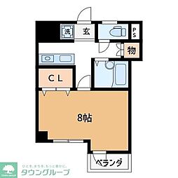 日創北小金ビル 1Kの間取図画像