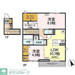 ルガーセグーロ LugarSeguro 2SLDKの間取図画像