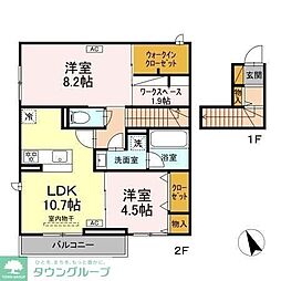 ルガーセグーロ LugarSeguro 2SLDKの間取図画像