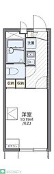 レオパレスアイアイ 1Kの間取図画像