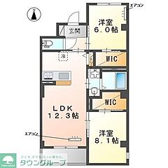 物件の間取り