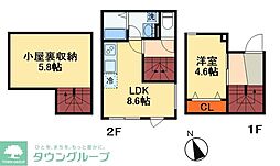 (仮称)おおたかの森北2丁目計画 1LDKの間取図画像