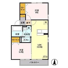 物件の間取り