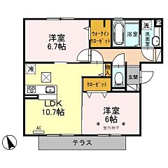 物件の間取り