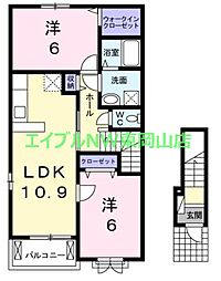 ステラ・フェリーチェ 2LDKの間取図画像