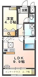 STAR WINGS 1LDKの間取図画像