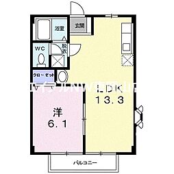 エバグリーンB 2階