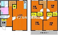 物件の間取り