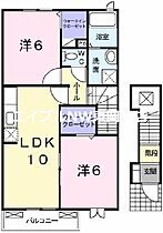 サンティエ  ｜ 岡山県備前市大内（賃貸アパート2LDK・2階・54.85㎡） その2