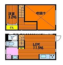 O.de.Brussel  ｜ 岡山県赤磐市桜が丘東3丁目（賃貸アパート1LDK・2階・38.49㎡） その2