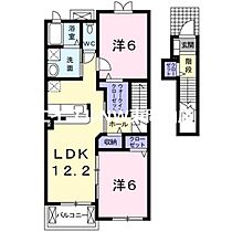 サニーガーデンＢ  ｜ 岡山県岡山市東区西大寺東2丁目（賃貸アパート2LDK・2階・59.75㎡） その2