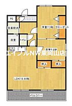 フローラ・アイン  ｜ 岡山県岡山市中区浜3丁目（賃貸マンション2LDK・3階・71.25㎡） その2