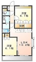 池之内ヒルズ  ｜ 岡山県岡山市東区中尾（賃貸アパート2LDK・2階・51.30㎡） その2