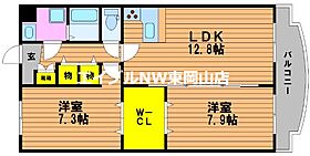 エ・アロール  ｜ 岡山県岡山市中区浜（賃貸マンション2LDK・2階・64.26㎡） その2