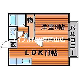 エトワール東岡山II 2階