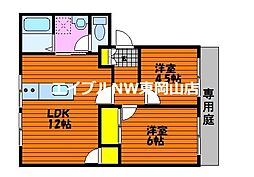 フレグランス雄町B 1階
