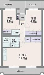 物件の間取り