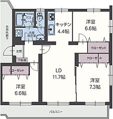 物件の間取り