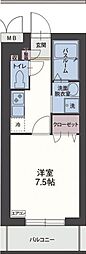 アウローラ 1Kの間取図画像