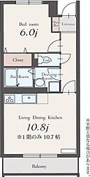 間取図画像 1LDK