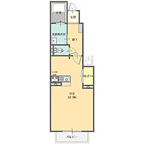 シャンティ 103 ｜ 群馬県邑楽郡大泉町大字吉田（賃貸アパート1R・1階・35.18㎡） その2