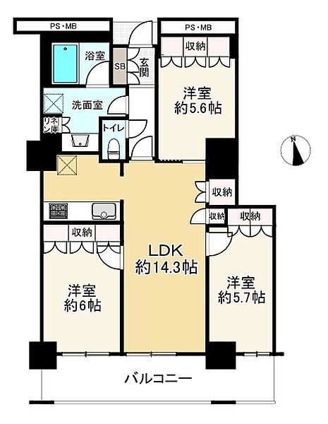 間取りを拡大表示