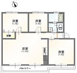 間取図画像 3LDK