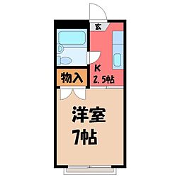 🉐敷金礼金0円！🉐東武宇都宮線 西川田駅 徒歩4分