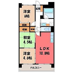 元今泉レジデンス 4階/-