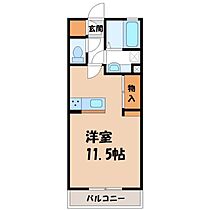 栃木県栃木市平柳町3丁目（賃貸アパート1R・3階・30.13㎡） その2