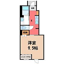 栃木県小山市大字立木（賃貸アパート1K・1階・33.56㎡） その2