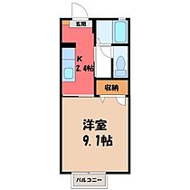 茨城県筑西市二木成（賃貸アパート1K・2階・28.20㎡） その2