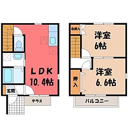 🉐敷金礼金0円！🉐水戸線 下館駅 バス9分 村田下車 徒歩6分