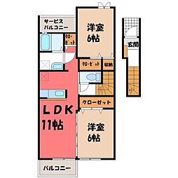 日光線 鹿沼駅 バス1分 旭町下車 徒歩11分