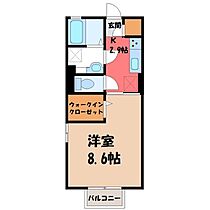 茨城県結城市大字結城（賃貸アパート1K・1階・30.27㎡） その2