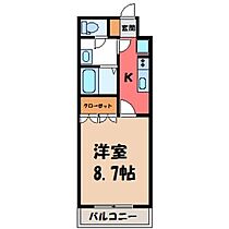 栃木県河内郡上三川町しらさぎ3丁目（賃貸アパート1K・2階・29.75㎡） その2